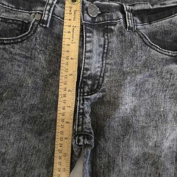 Acid Wash Black Distressed Knees Trestles Supply Co. CALIFORNIA REPUBLIC Boys 16 - Picture 6 of 8